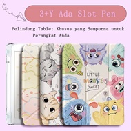 Redmi Pad 11" 2025 Silicone Case, 3+Y Anti-Scratch, Foldable, with Pencil Slot, Transparent Gradient