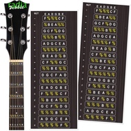 RADIANTZAP Guitar Fretboard Note Sticker, Portable Tone Guitar Fingerboard Sticker, Practicing Notes