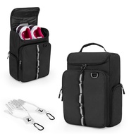 Golf Shoe Bag Holds A Pair of Shoes US Mens 14, Golf Shoe Carrier with Free Gloves Holders (A Pair),