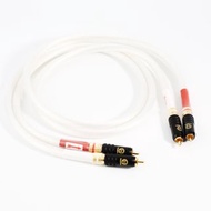 純銀5NOCC發燒音箱CD機音訊線【川木】全新現貨【W196】HIFI雙RCA