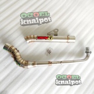Exhaust Daeng4 Super open 51mm Legend Exhaust SLR110 SLR115Fi EX5 WAVE100 WAVE125 Dash110