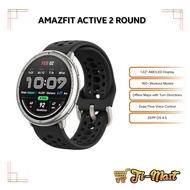 Amazfit Active 2 Round | Premium Smart Watch 44mm, GPS Maps with Direction, Fitness Tracker,  160+ S