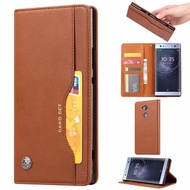 Sony Xperia XA2 Ultra Card Slot Flip Wallet Case Casing Cover