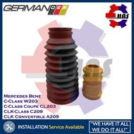 Mercedes Benz W203, CL203, A209, C209 Front Absorber Bush/Damper+Cover Germany OEM