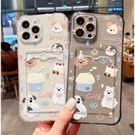 Cute Case ATM ID Card Sticker For Vivo Y28 V40 V30 Lite Y300 Y28s T3 Lite iQOO Z9 Lite Y37 Y18t Y100