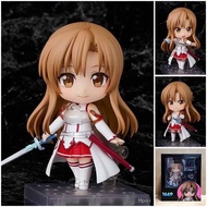 Q Version Nendoroid Sword Art Online Asuna 2.0 Movable Face Change Figure Ornament Model