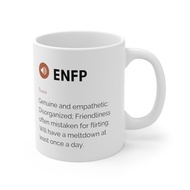 MBTI Definition Cup ENFP Personality Test Cup Gift Constellation English Ceramic Ceramic Mug Cup Gif