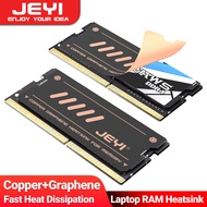 JEYI Graphene Laptop RAM Heatsink Dual-Layer Graphene and Copper Foil Design Cooler Memory Radiator for DDR5 DDR4 DDR3 DDR2