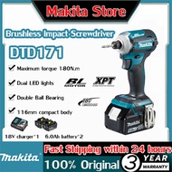 [Original direct sales] Makita DTD171 18V lithium battery rechargeable screwdriver brushless impact screwdriver electric screwdriver multifunctional electric drill impact screwdriver