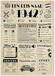 83rd Birthday Gift - 1942 Card