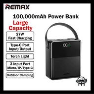 Remax FP-1 100000mAh Powerbank 27W Fast Charging Powerbank Camping Power Bank