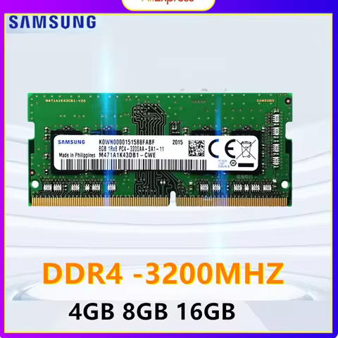 SAMSUNG DDR4 RAM 3200mhz 4GB 8GB 16GB 1.2V 260-Pin SO-DIMM Laptop Memory Module