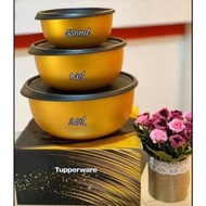 55th Anniversary Jubilant Gold Bowls Tupperware (ONE TOUCH BOWLS)
