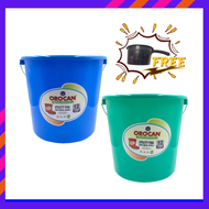 Happyware Plastic Pail / Pail Heavy Duty / Timba #6003 Orocan Pail without Cover 12L Wiith tabo (262