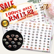 HOT Kerongsang Baby Random Brooch 25Pc/50Pc/100Pc Pin Tudung Kerongsang Korea Borong 100Pcs Mix Desi