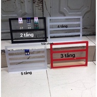 Mica earring display tray, 2 tiers, 3 tiers, 4 tiers, 5 tiers, available in 3 colors red, black and 