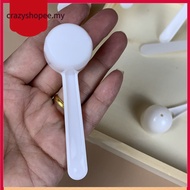 [CRAZYSPE]50/100pc 5g White Plastic Measuring Spoon Gram Scoop Food Baking Medicine Powder