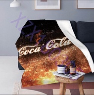 Coca Art Cola Cool CokeS xzx180305 Throw Blanket Fuzzy Warm Throws For Winter Bedding 3D Printing Soft Micro Fleece Blanket 12