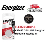 CR2450 GENUINE Energizer Lithium Batteries 3V (E-CR2450BP-1)