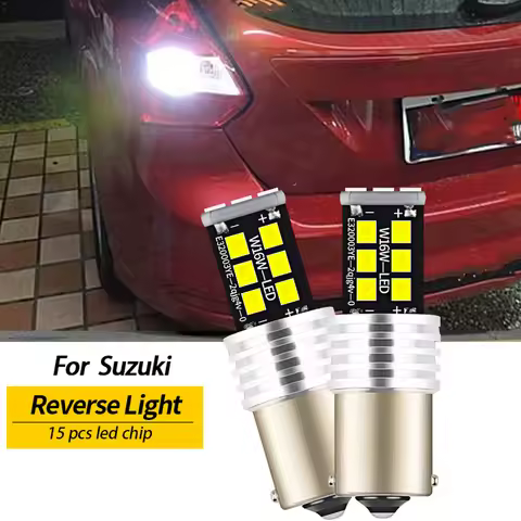 2pcs LED Reverse Light Lamp P21W BA15S 1156 for Suzuki Swift mk2 mk3 2 3 Alto Baleno Samurai Celerio