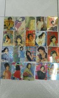 (40元至130元)YES CARD 周慧敏 閃咭 閃中閃 夜光咭 雙面閃