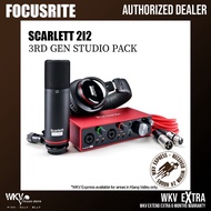 Focusrite Scarlett 2i2 Recording Studio Pack (3rd Gen)