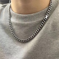 necklace for men necklace for women long necklace Titanium Steel Necklace Boys Trendy Cool Simple Al