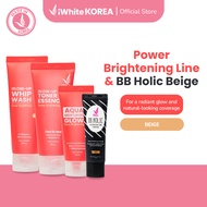 iWhite Korea Power Brightening Line & BB Holic Beige (Facial Wash, Toner, Moisturizer, BB Cream)