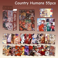 54-55pcs Manhwa Anime A Certain Someone Lomo Cards Country Humans Fake Slackers Trapped in the Etern