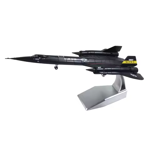 JASON TUTU 1/144 Scale US Air Force SR-71 Blackbird Reconnaissance Fighter Alloy Model Diecast Milit