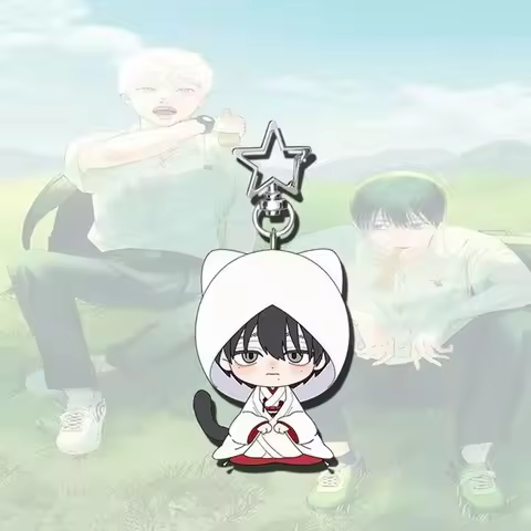 Anime The Summer Hikaru Died Cosplay Keychain Unisex Kawaii Acrylic Keyring Backpack Decoration Cosp