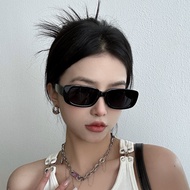 Glasses Cat Eye Sunglasses Womens Style Small Frame Face Slimming American Style Retro Hip Hop Oval