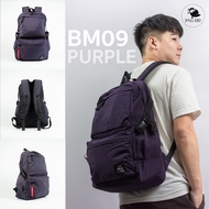 กระเป๋าเป้ ใช้ประจําวัน รุ่น BM09 ขนาด16 นิ้ว หรือ ใช้เดินทางทริปสั้น ผ้าไนลอนกันน้ำอย่างดี  มันวาว อยู่ทรงไม่ย้วย ไม่หนัก รุ่น BM09