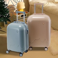 Tpartter กระเป๋าเดินทางที่มีรูปแบบเป็นรูปไอศกรีมน่ารัก 20 นิ้ว กระเป๋าเดินทาง24inches suitcase travel วัสดุที่แข็งแรงทนทาน เหมาะสำหรับใช้เดินทาง 360 องศาหมุนล้อ