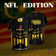 [FREE CUSTOME]NFL Sublimation Microfiber Jersey tshirt Design KL CITY baju jersi baju jersey Malaysi