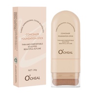 Two-in-One Concealer Foundation Stick Light Moisturizing Long-Lasting Concealer Brightening 8 Colors
