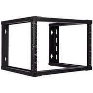 NavePoint 6U Wall Mount Rack - 6U Server Rack for 19 Inch IT Equipment Open Frame Rack – 6U Network 
