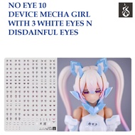 WATER DECAL [GHOST] G19 EYES10 DEVICE MECHA GURL WITH 3 WHITE EYE DISAINFUL SLIDE EYE10