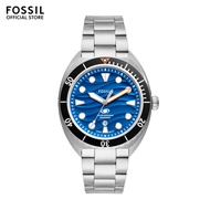 Fossil Men's Breaker Analog Watch ( FS6064 ) - Quartz, Silver Case, Round Dial, 22 MM Silver Stainless Steel Band