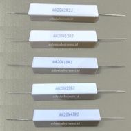 Chalk Resistor 20W 2R2, 15R, 18R, 20R, 47R