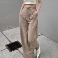 ASOKA highwaist Linen Pants 2239 Linen | Women's Culottes