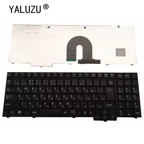 YALUZU JP Laptop Keyboard FOR NEC VersaPro VK19E VK21LL VK24L/T VK25T VK26M VK29H Black