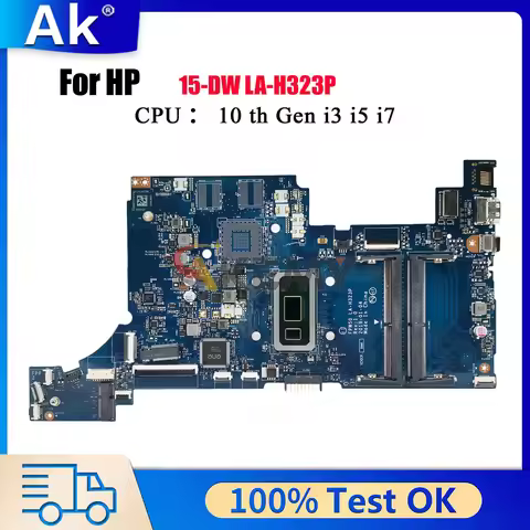 LA-H323P For HP Pavilion 15-DW Laptop Motherboard L68076-601 L51986-601 With i3 i5 i7 8th 10th Gen C