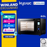 Kyowa by Winland 60Liters Digital Electric Oven with Rotisserie & Powder-coated Steel Body KW-3354