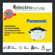 Panasonic SR-GA421WSHN Conventional Rice Cooker, 4.2 L Capacity, Silver