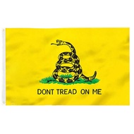 American Flag Oxford Cloth American Gatesden Yellow Snake Flag Double-Sided Embroidery American Flag