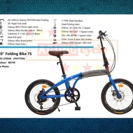 SEPEDA LIPAT / FOLDING BIKE ODESSY 16" 2036 PHYTON - GRAB/GOJEK INSTAN