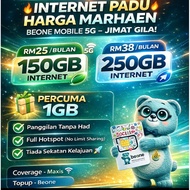 BEONE MOBILE SIMKAD - COVERAGE MAXIS