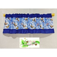 valance curtain for school window curtain 1.5mx15inches/ window curtain many choices of design
