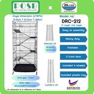 DR. CAGE DRC-212 5 Level Pet Cages / Cat Cages / Sangkar Kucing Besar 3 tingkat 5 layer